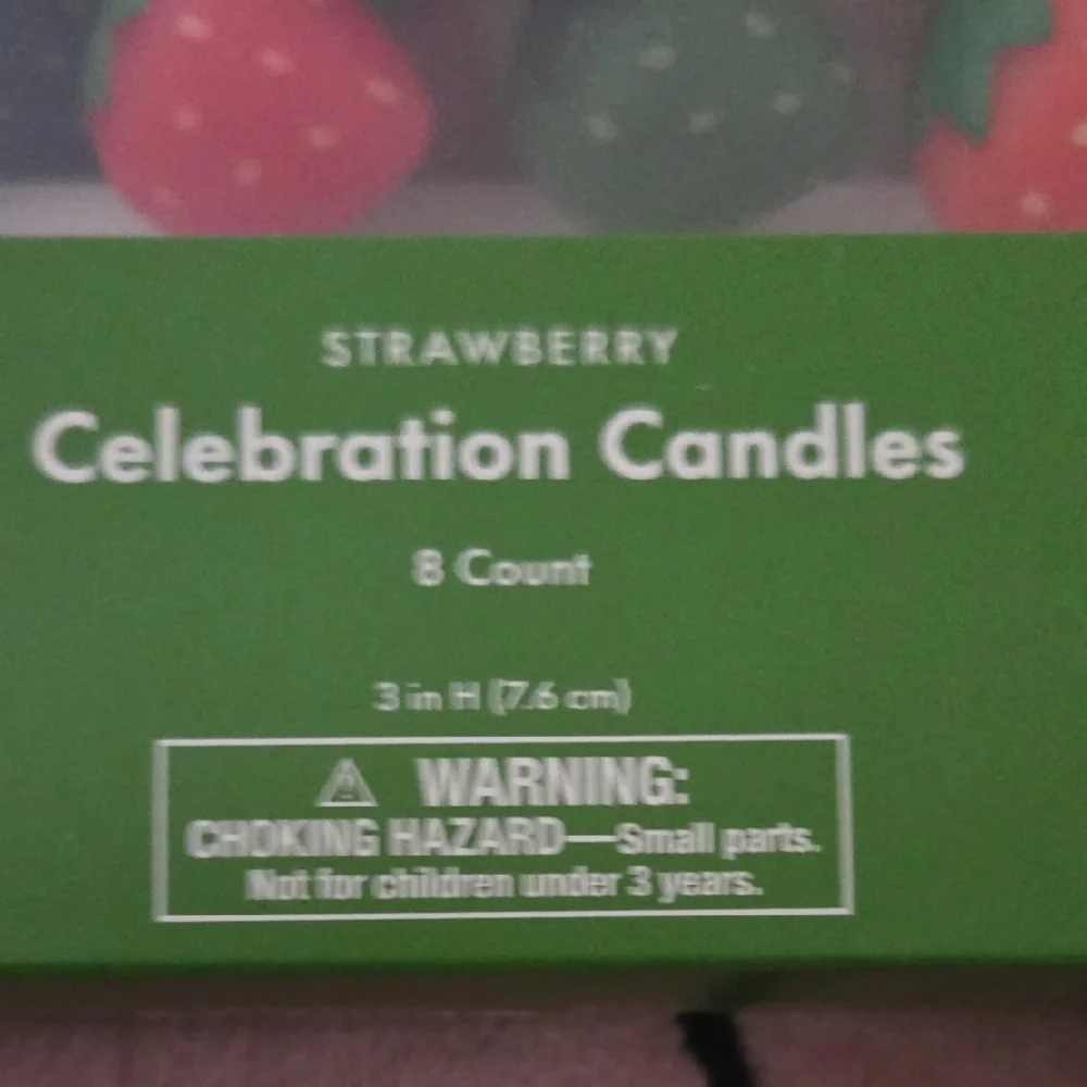 Kate Spade Strawberry and Heart Candles - Multicolor